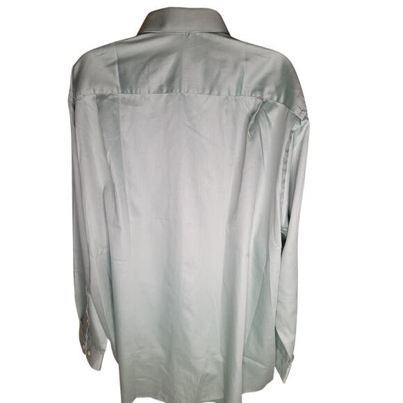 Geoffrey Beene Mens Shirt Long Sleeve Olive Green No Wrinkle NWT XL - Picture 3 of 5